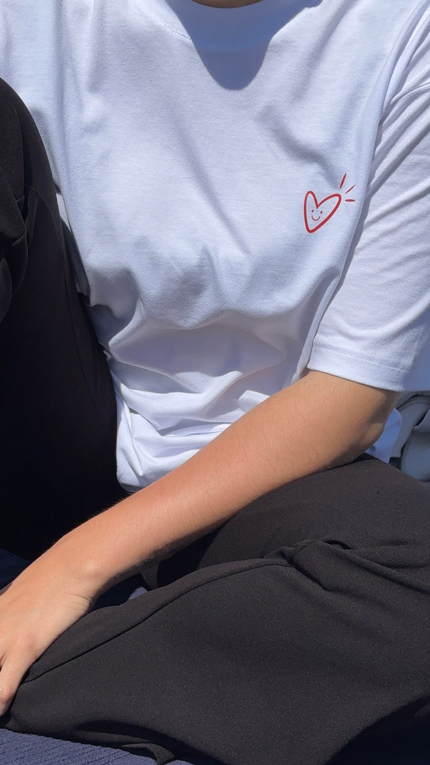 T-shirt Soleil Plein Cœur Plein