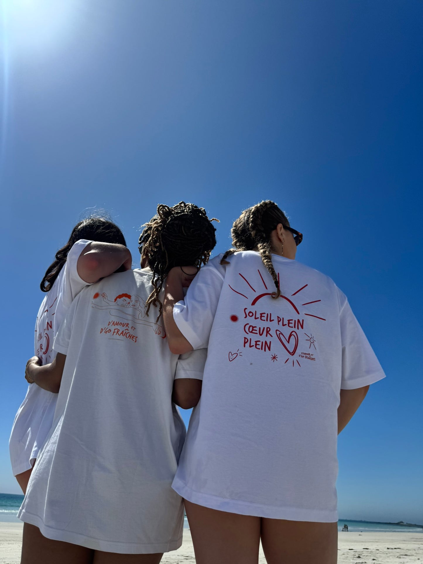 T-shirt Soleil Plein Cœur Plein