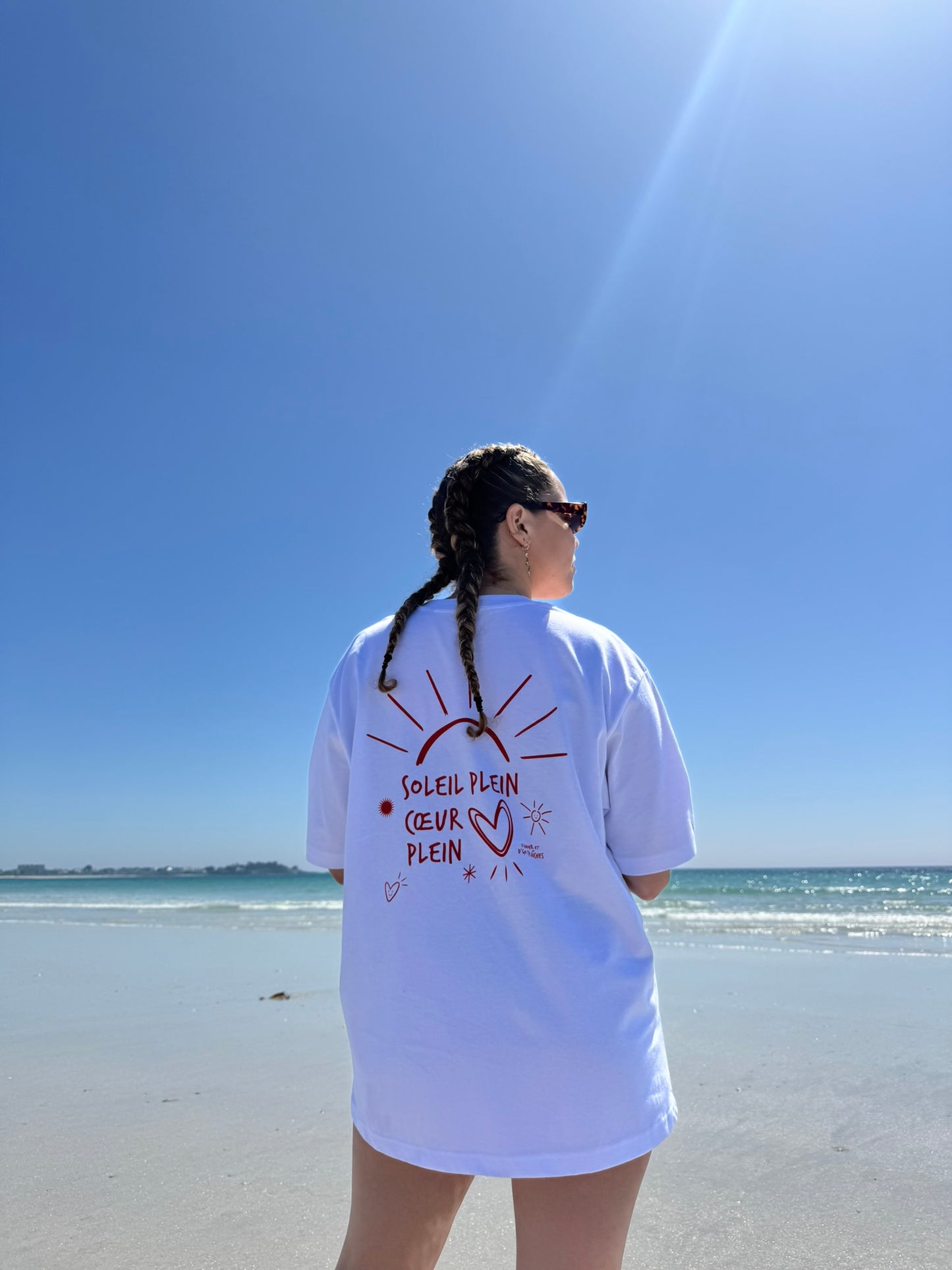 T-shirt Soleil Plein Cœur Plein